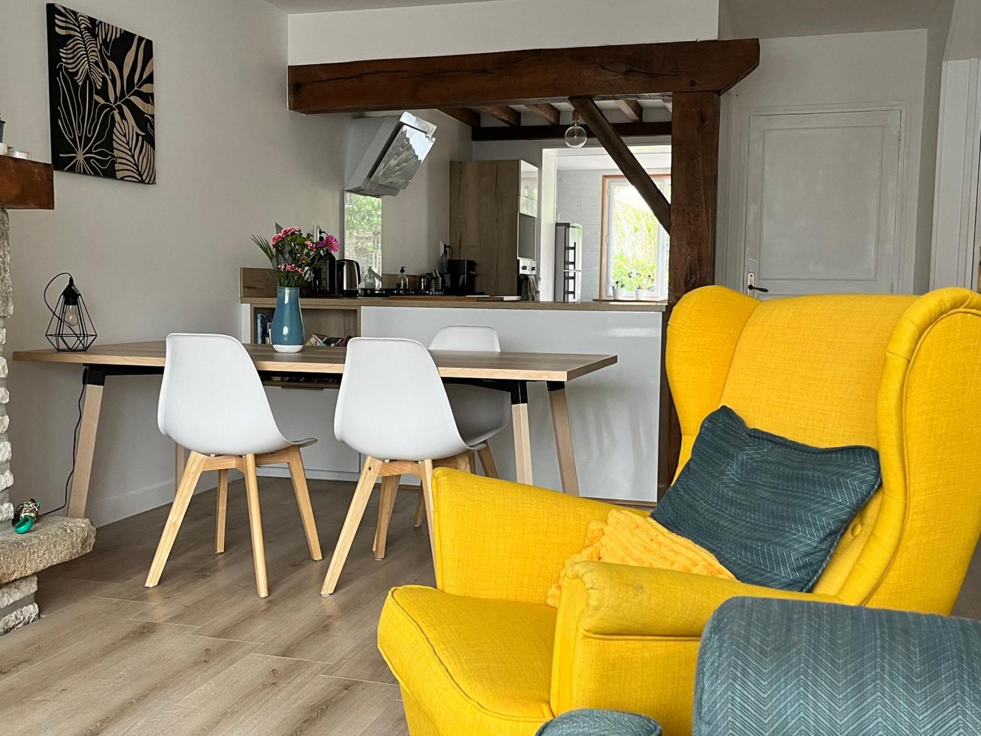 Maison Chaleureuse Avec Jardin - Pause Normande Се Экстерьер фото